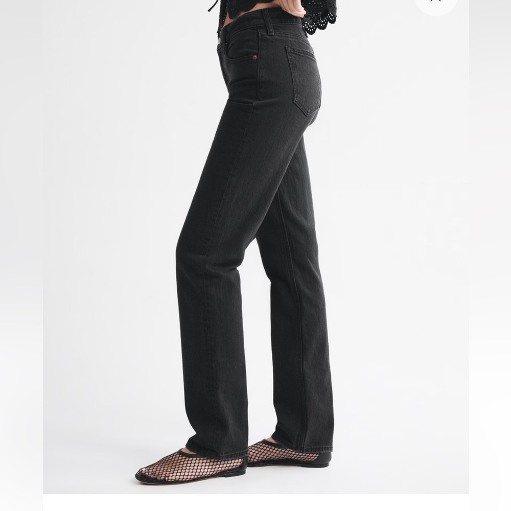 Abercrombie & Fitch Black Straight Jeans